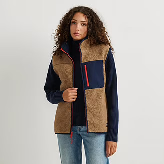 Women's Chilali Faux Shearling Fleece Vest | Eddie Bauer - US