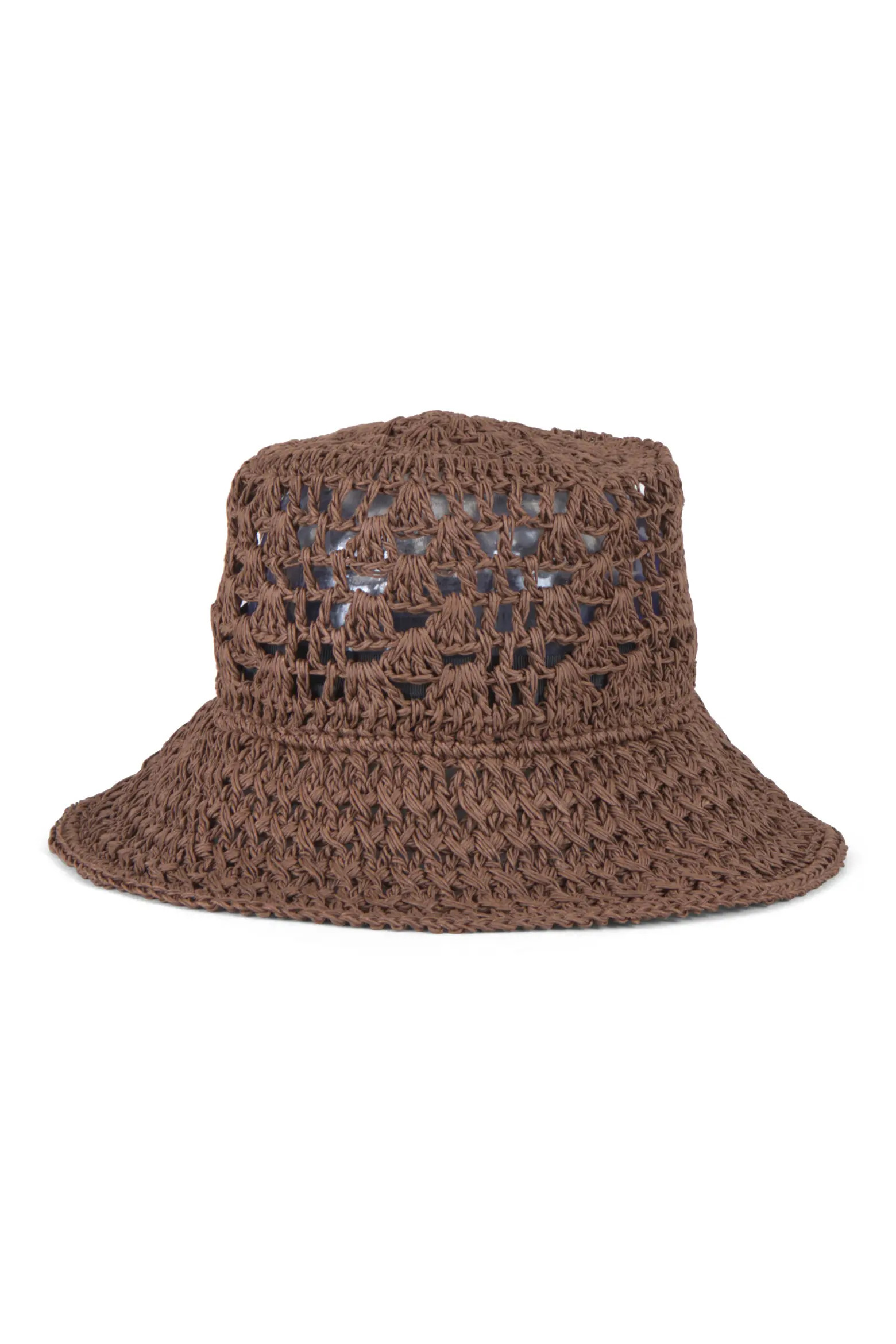 Eugenia Kim Jonah Crochet Straw Bucket Hat (Women) | Nordstrom | Nordstrom