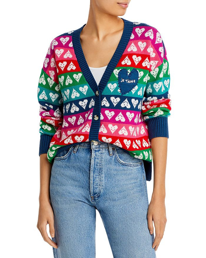 Rainbow Heart Grandfather Cardigan - 100% Exclusive | Bloomingdale's (US)