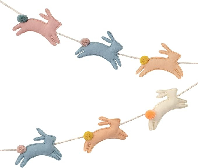 Meri Meri Felt Bunny Garland (Pack of 1) | Amazon (US)