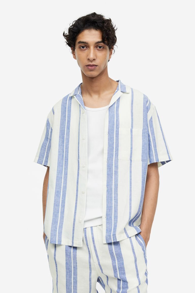 Regular Fit Linen-blend Shirt | H&M (US + CA)