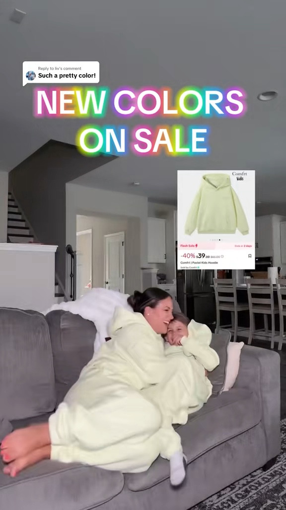 Comfrt’s newest pastel colors are already on sale!

#LTKFamily #LTKKids #LTKSaleAlert