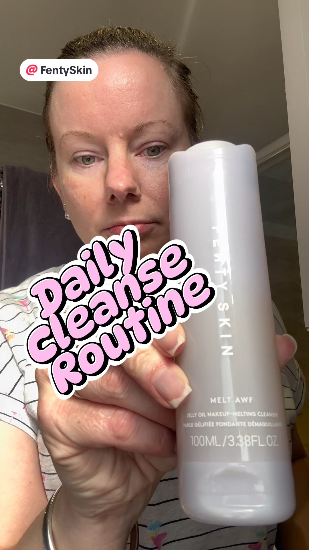 My oily skin cleansing routine @fentybeauty . I use Fenty Skin Melt AWF to break down makeup, oil and impurities. I then use Fenty Skin Total Cleans’r to make sure my skin is deeply cleansed.#AugustBrandSpotlight 

#LTKuk #LTKbeauty