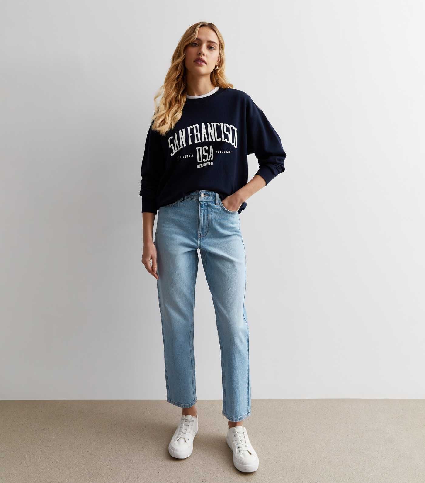 Pale Blue High Waist Tori Mom Jeans | New Look | New Look (UK)