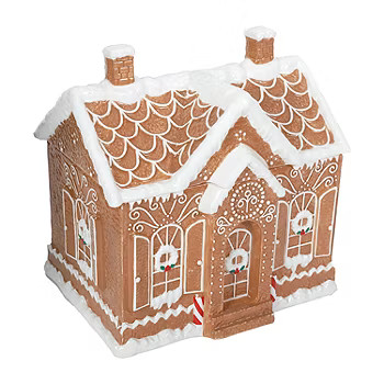 new!Martha Stewart Embossed Gingerbread House Cookie Jar | JCPenney