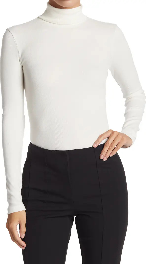 Turtleneck Ribbed Top | Nordstrom