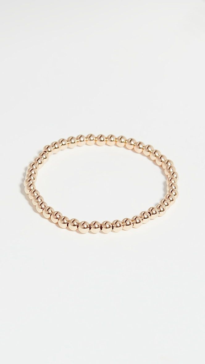 4mm Gold Bracelet | Shopbop