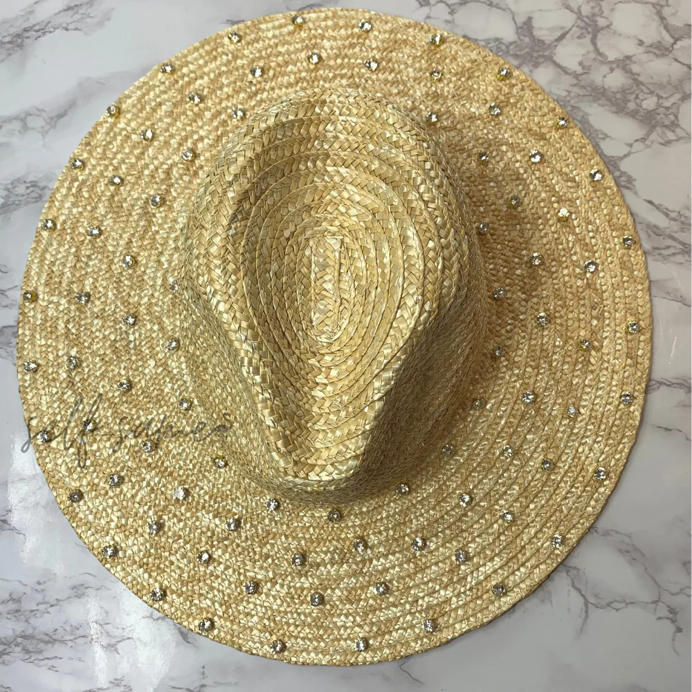 Roma Crystal straw hat | Self-same