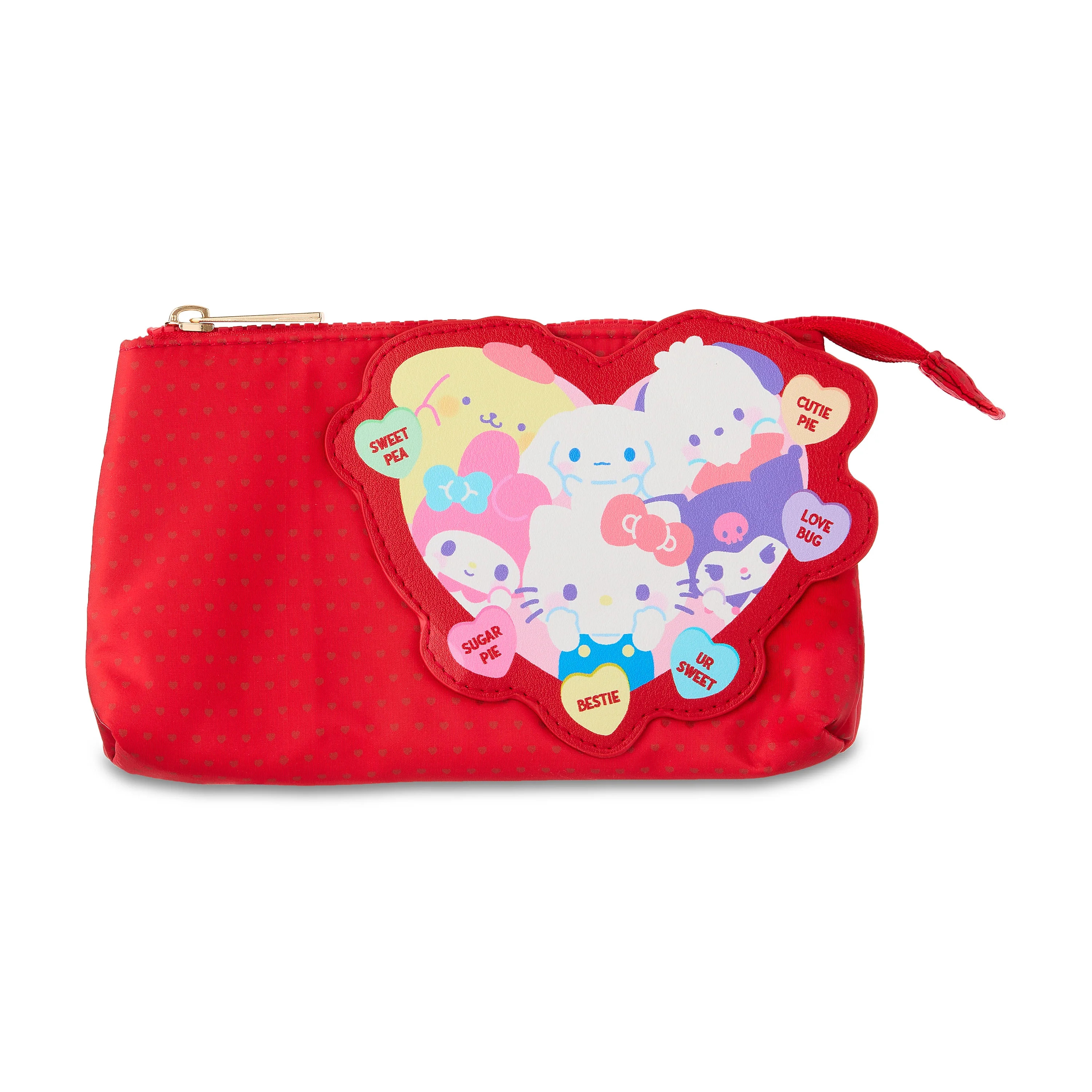 Sanrio Hello Kitty Sweethearts Cosmetic Bag Pink | Walmart (US)