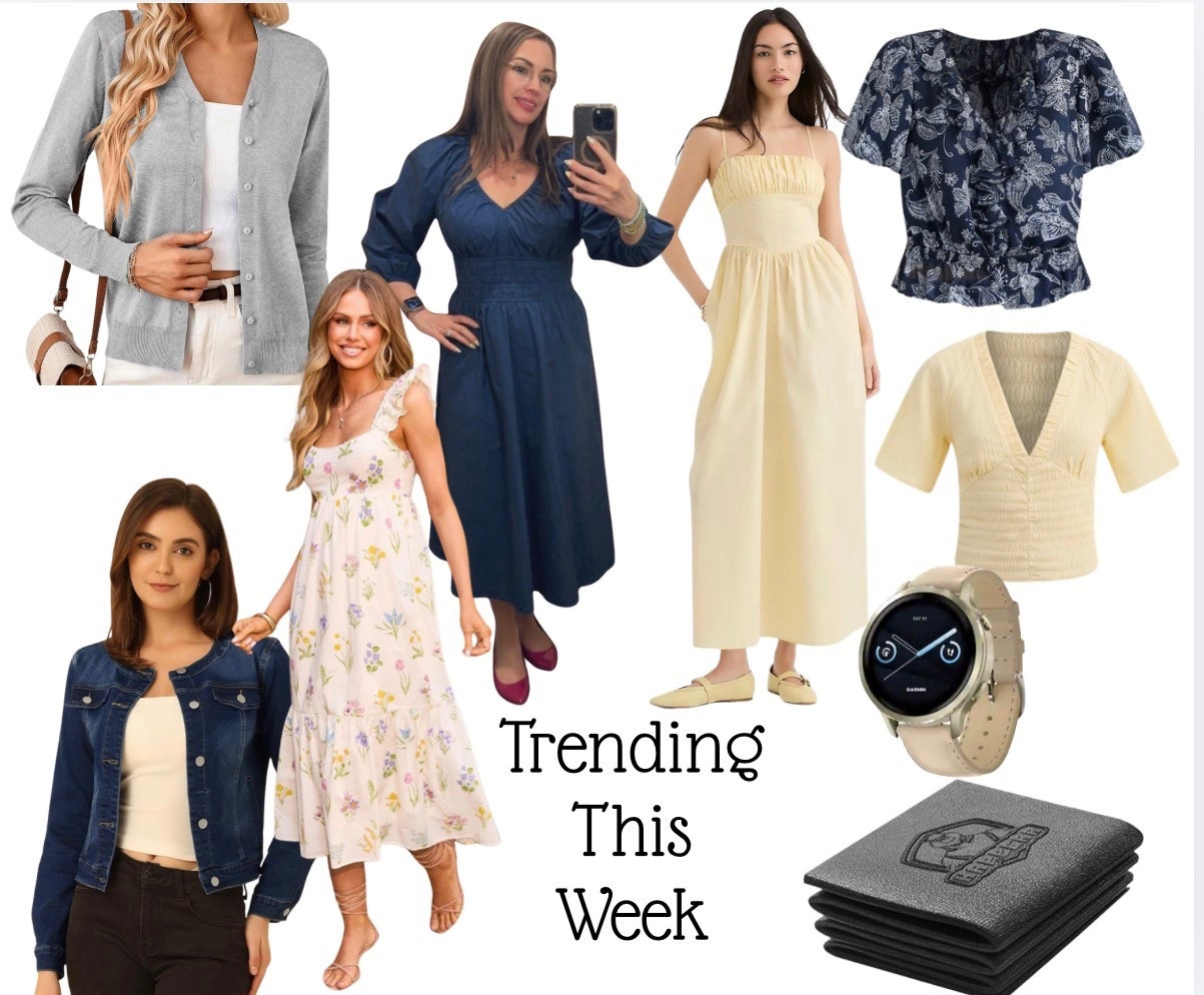 This week, these are some of your favorite fashion picks! Think trendy midi and maxi dresses, chic denim jackets, cozy lightweight cardigans, lovely spring blouses, and essential fitness gear. It's a great collection to refresh your wardrobe and get ready for the season!

#LTKActive #LTKSaleAlert #LTKPetite