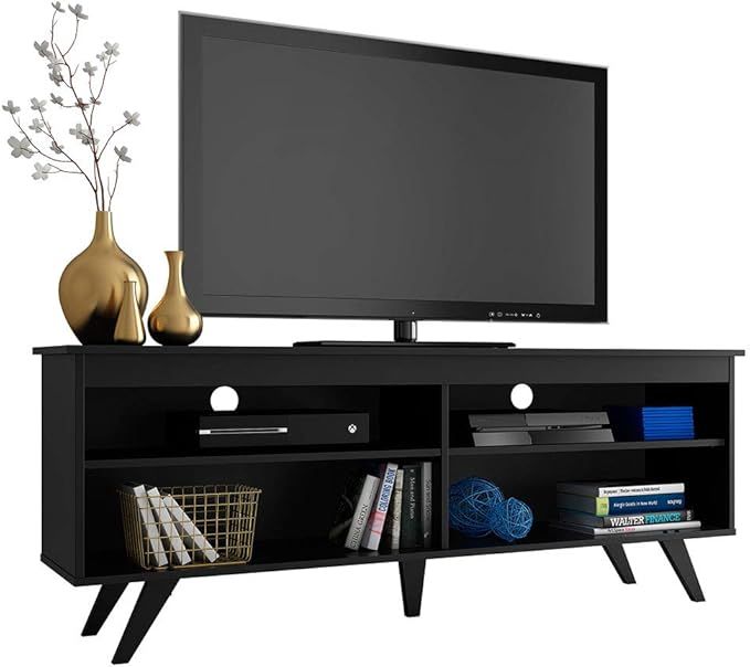 Madesa Modern Entertainment Center, Console Table, TV Stand for TVs up to 65 Inches, with Wire Ma... | Amazon (US)