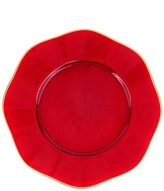 Holiday Glass Charger | Dillard's