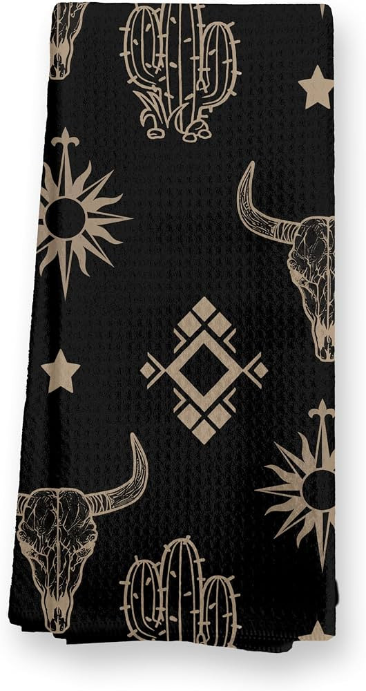 Western Aztec Kitchen Towels, Western Gifts for Women,Aztec Hand Towels,Boho Western Hand Towels ... | Amazon (US)