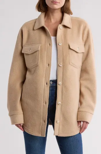 Thread & Supply Polar Fleece Shacket | Nordstromrack | Nordstrom Rack