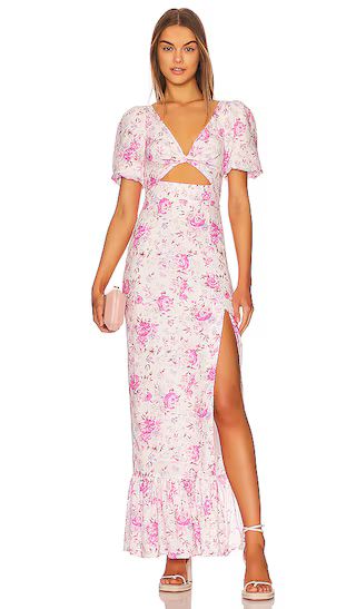 Mae Maxi Dress in Tea Party Pink | Revolve Clothing (Global)
