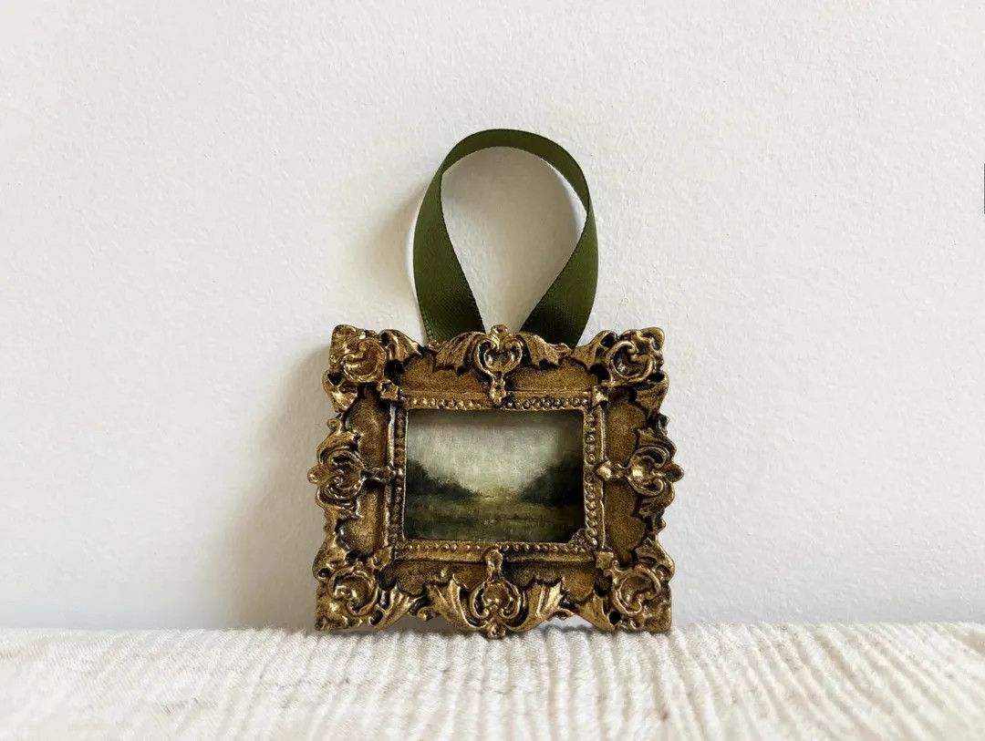 Moody Landscape Framed Art Print Countryside Painting European Landscape French Country Antique P... | Etsy (US)