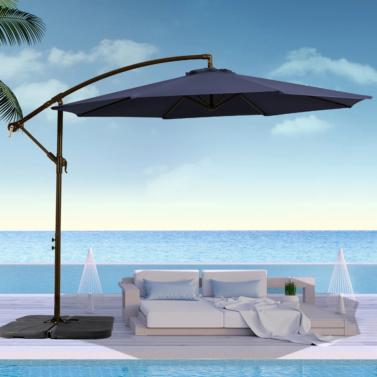 Hawkinsville 120'' Cantilever Umbrella | Wayfair North America