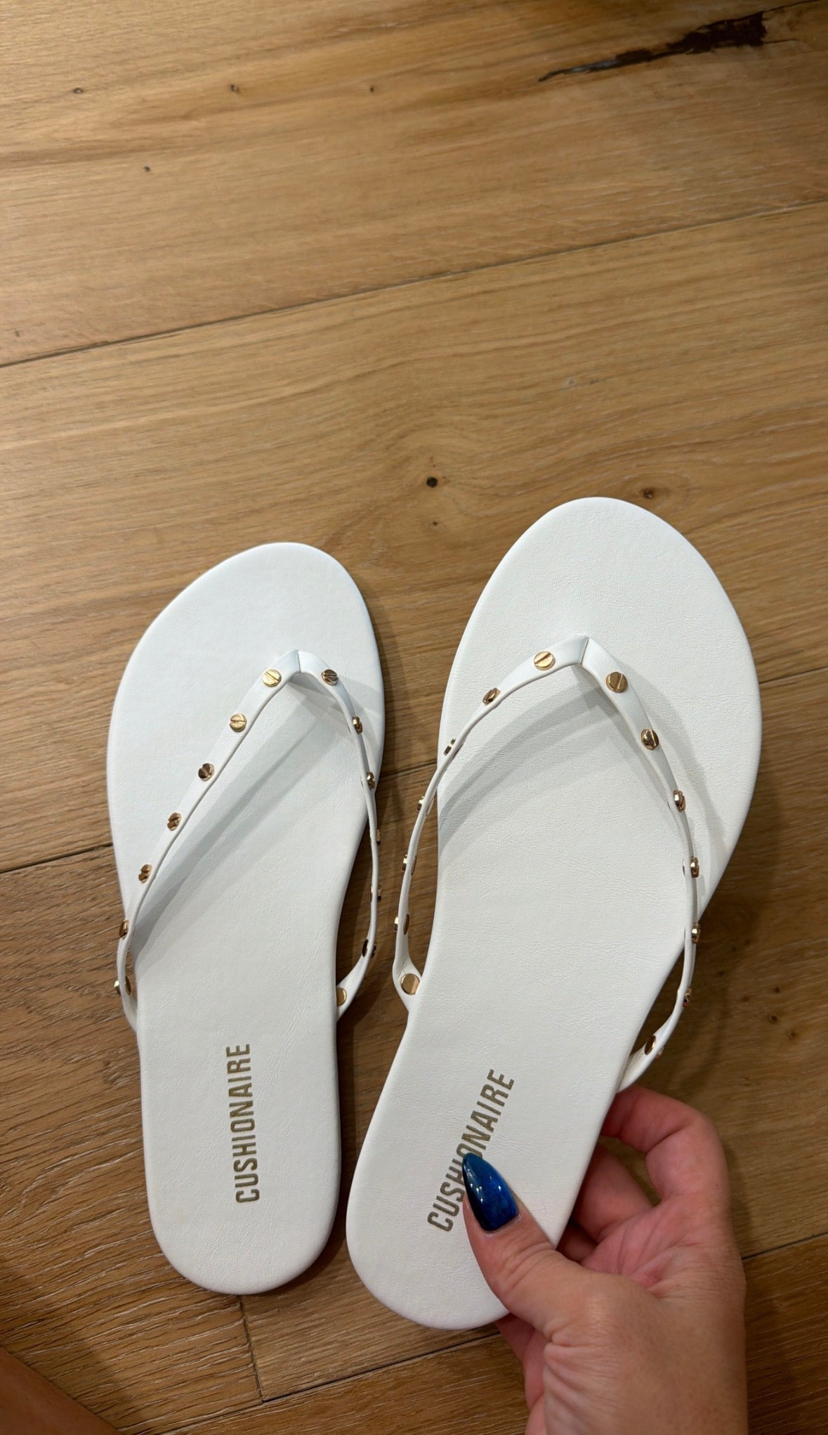 If you are looking for the perfect everyday summer sandal, look no further than these Amazon Cushionaire flip-flops! 🩴 They are unbelievably comfortable (like walking on a cloud!) and the tiny gold studs give them the perfect chic upgrade. They go with everything!

#AmazonFinds #AmazonFashion #Cushionaire #SummerSandals #LTKUnder50 #MustHave #ShopTheLook #ComfortableStyle

#LTKootd #LTKmomlife #LTKSeasonal