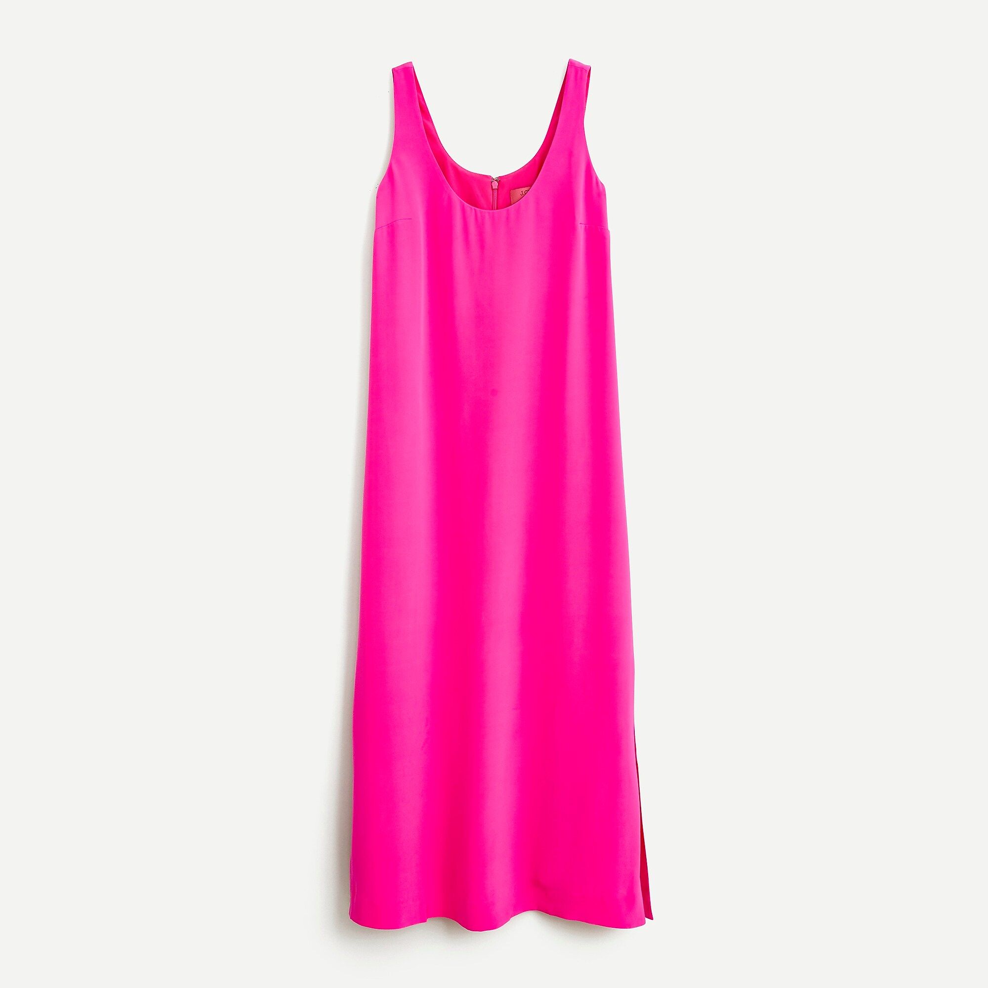 Silk maxi dress with side slit | J.Crew US