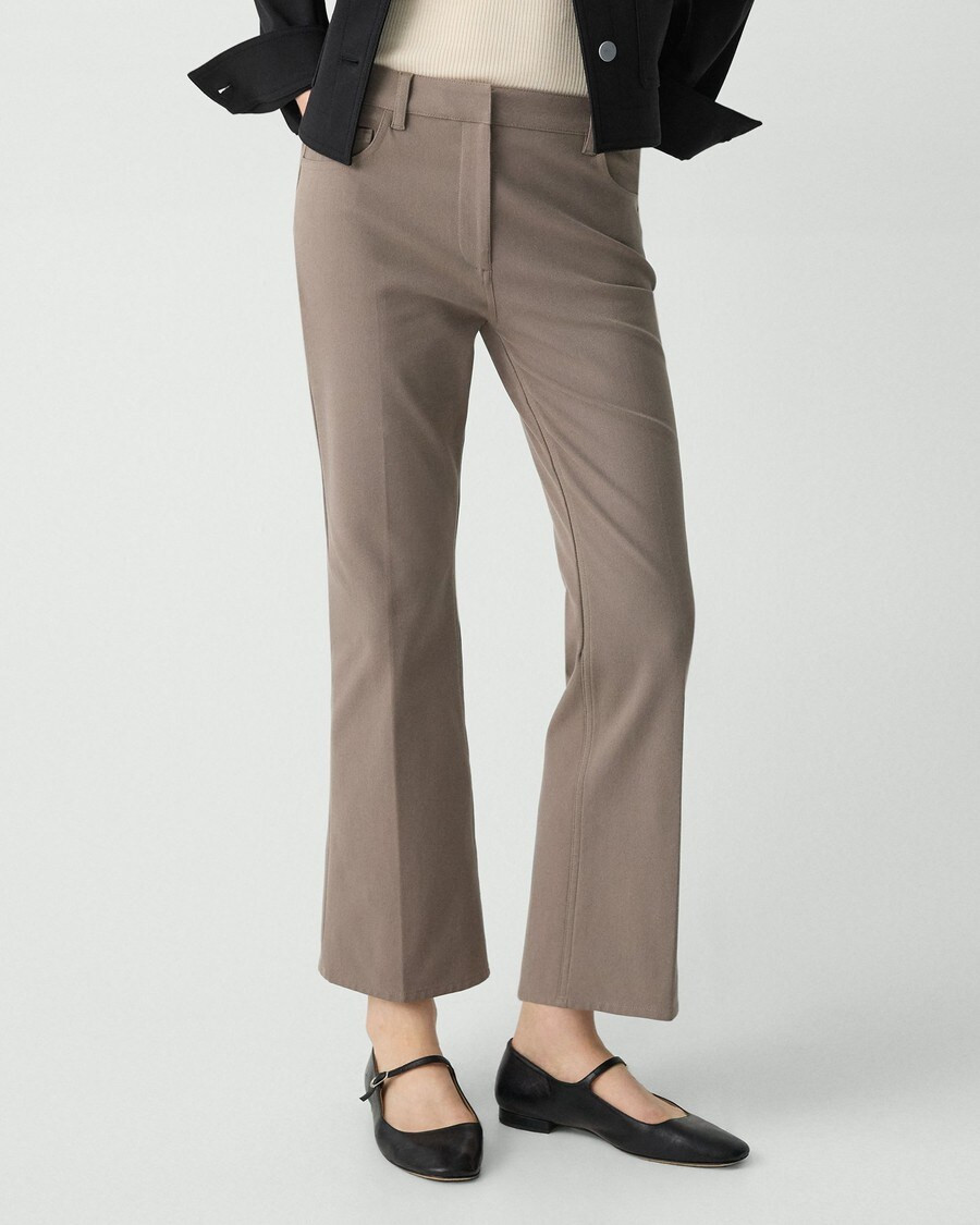 5-Pocket Kick Pant in Stretch Cotton | Theory