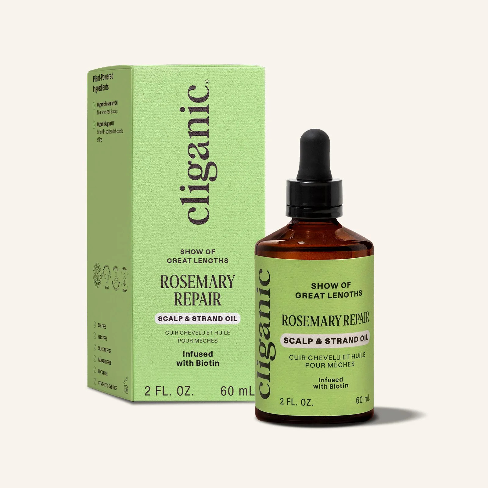 Rosemary Repair Scalp & Strand Oil | Cliganic