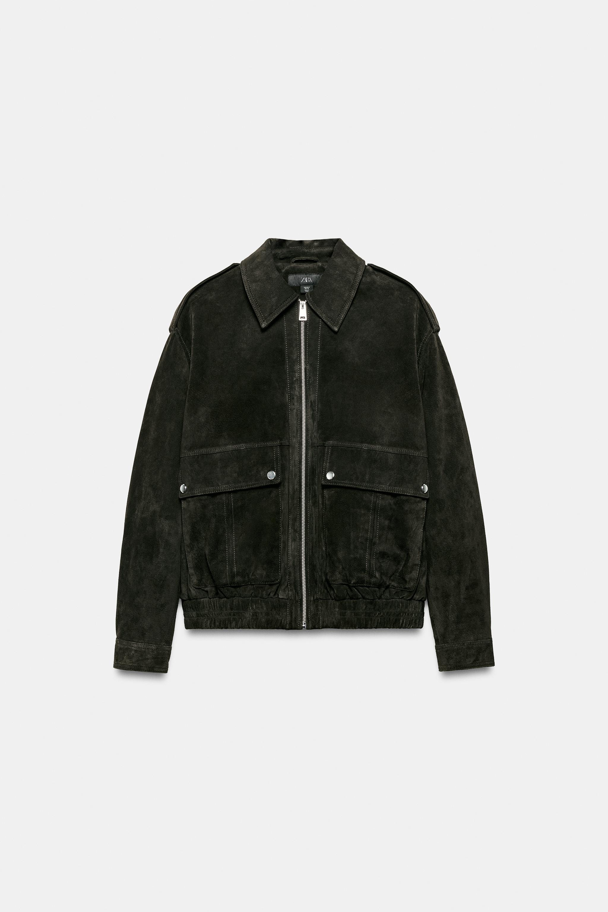 100% SUEDE LEATHER JACKET | Zara US
