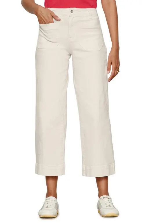 Sanctuary The Marine Crop Denim Pants in Pink Milk at Nordstrom, Size 25 | Nordstrom