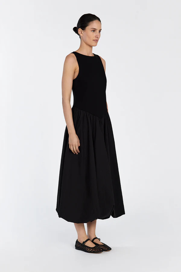 JAMES BLACK BUBBLE MIDI DRESS | DISSH
