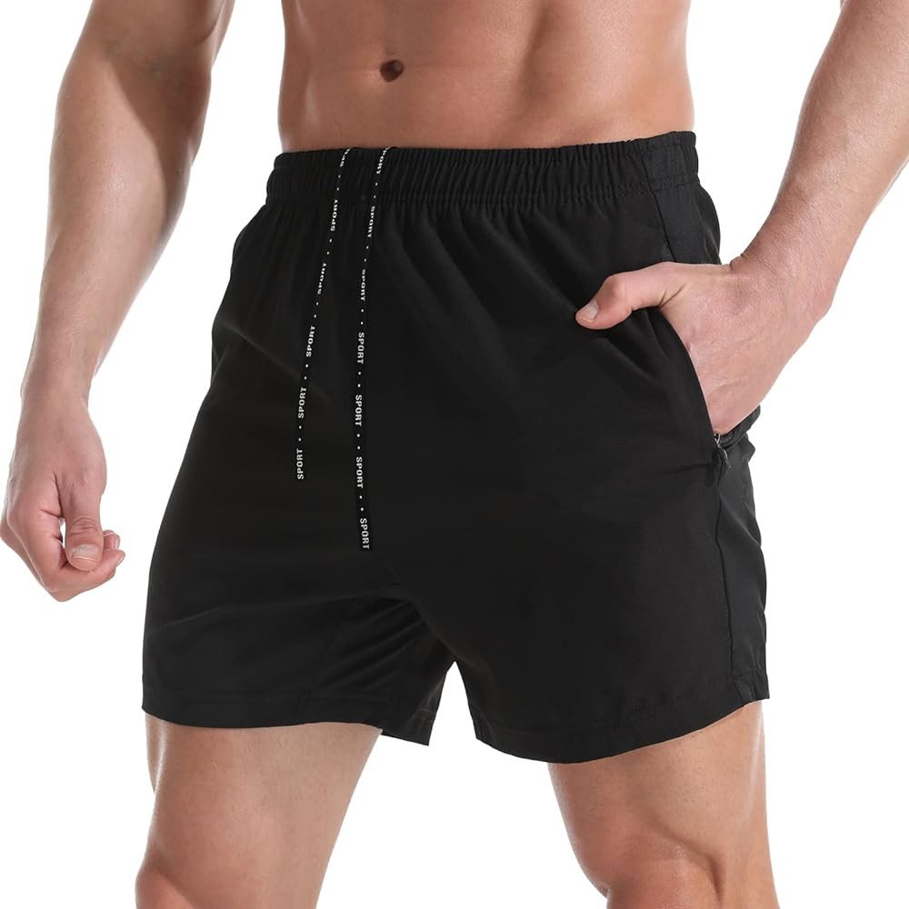 VPOS Gym Shorts for Men 5 Inch - Lightweight Mens Athletic Shorts Quick Dry Workout Running Short... | Amazon (US)