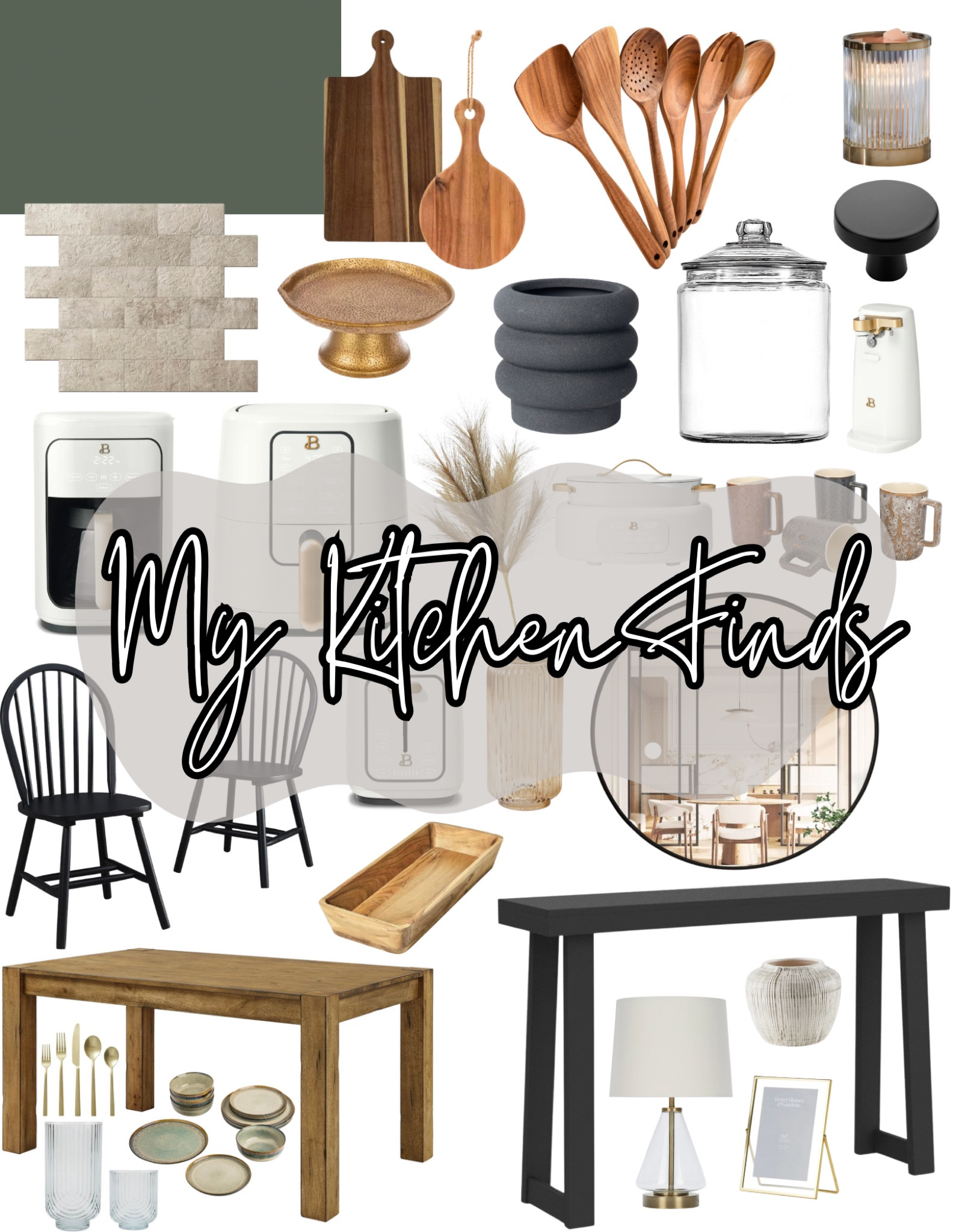 New kitchen finds that bring style and function to the heart of the home! 🖤 Whether it's sleek cookware, modern chairs, or rustic decor, these pieces have got me inspired to cook up something special. ✨ #MyKitchenStyle #HomeInspo #LTKHome #KitchenGoals #ModernFarmhouse #KitchenEssentials #LTKFinds

#LTKHome #LTKSaleAlert #LTKFindsUnder50