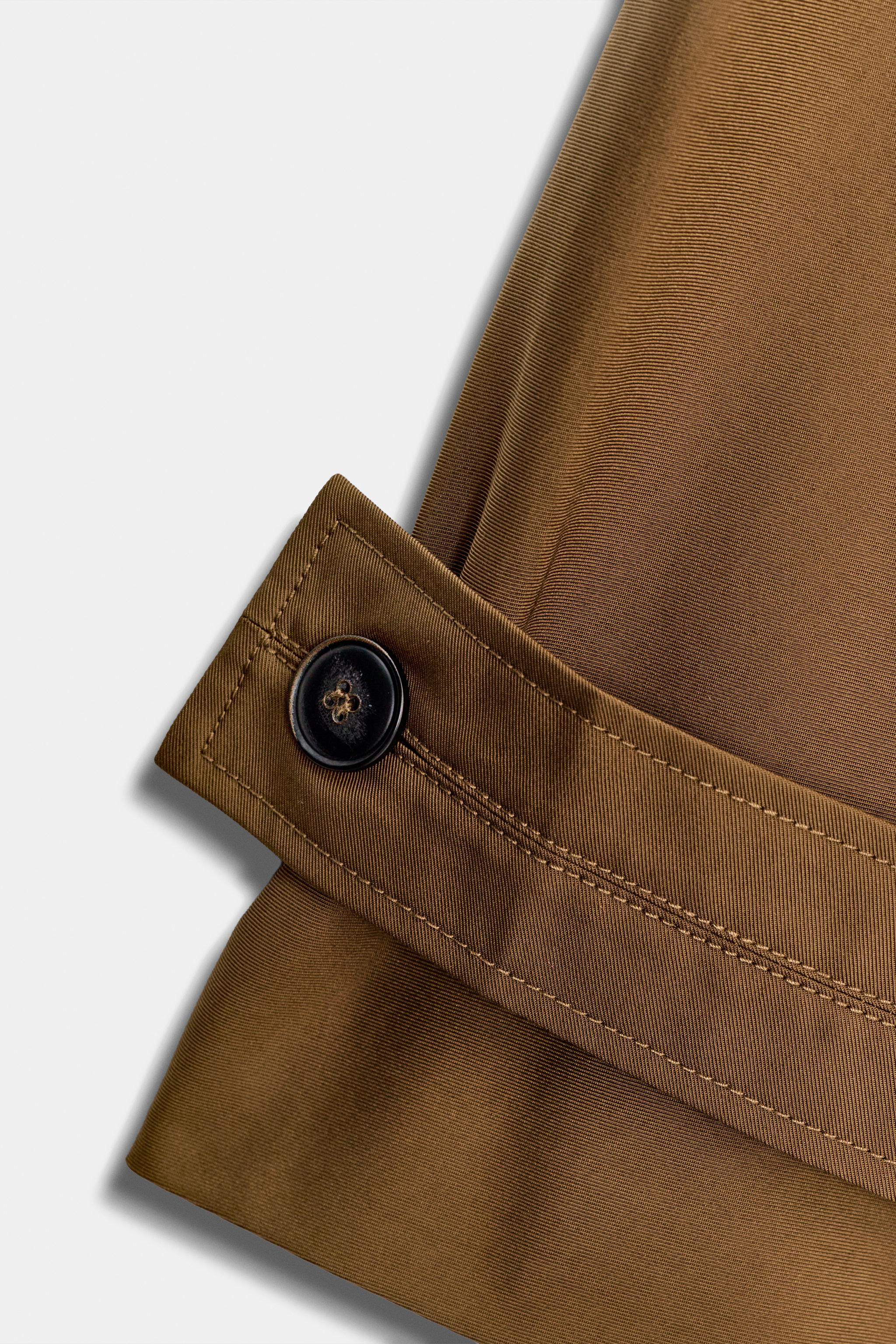 WATER-REPELLENT SHORT TRENCH COAT ZW COLLECTION | Zara UK