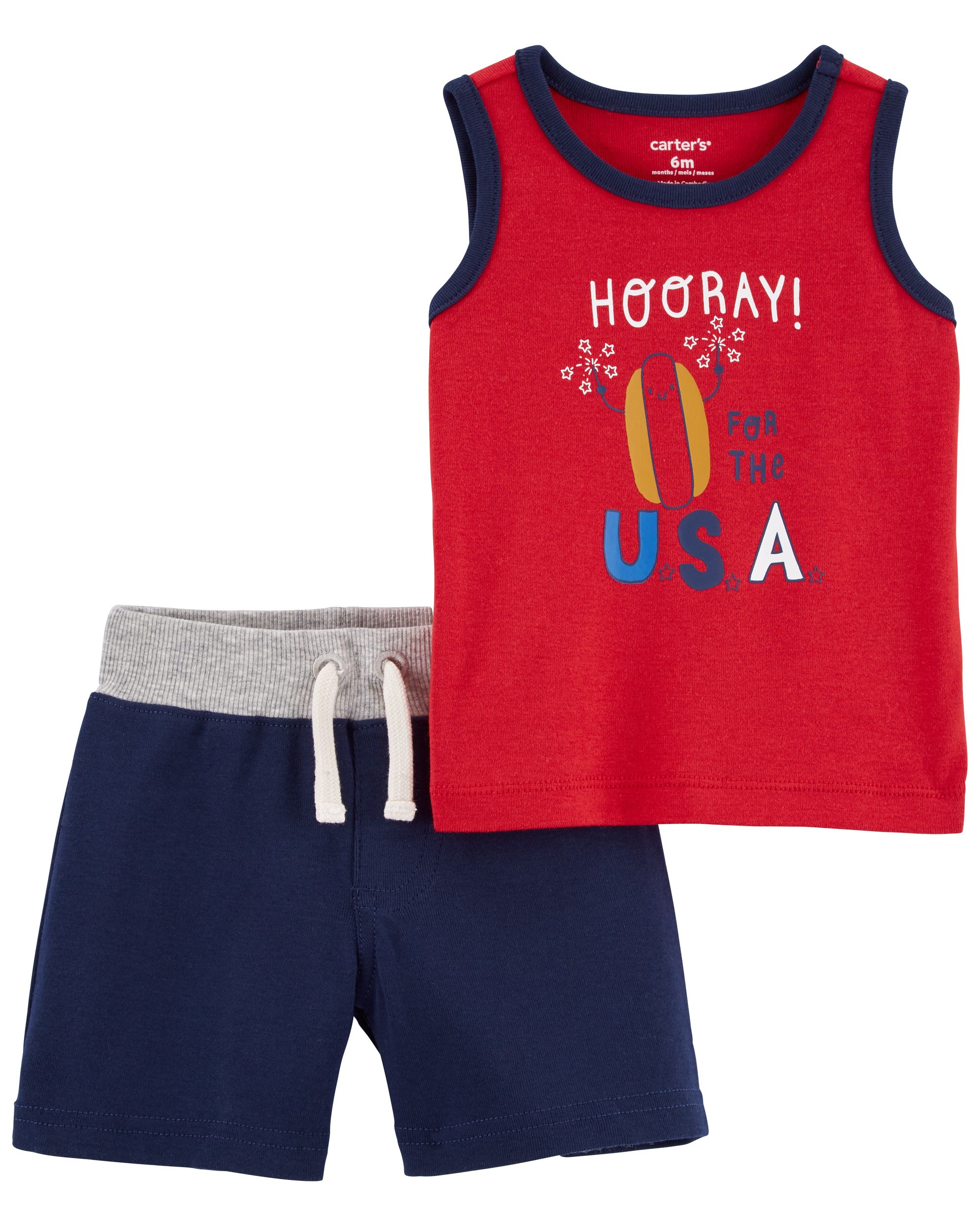 2-Piece Hooray USA Outfit Set | Carter's