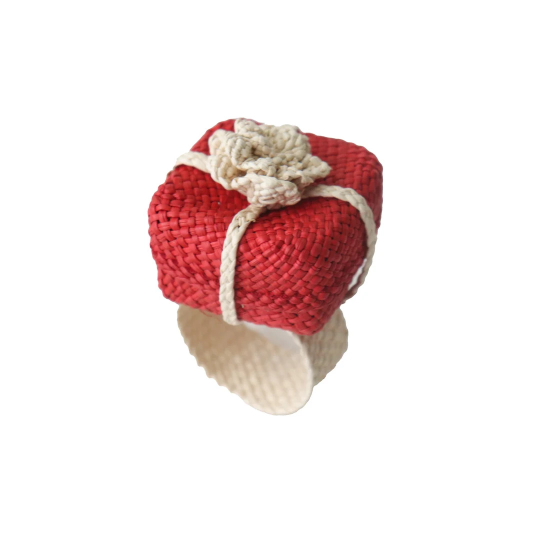 Present/gift Napkin Ring/klatso/holiday Table Decor - Etsy | Etsy (US)