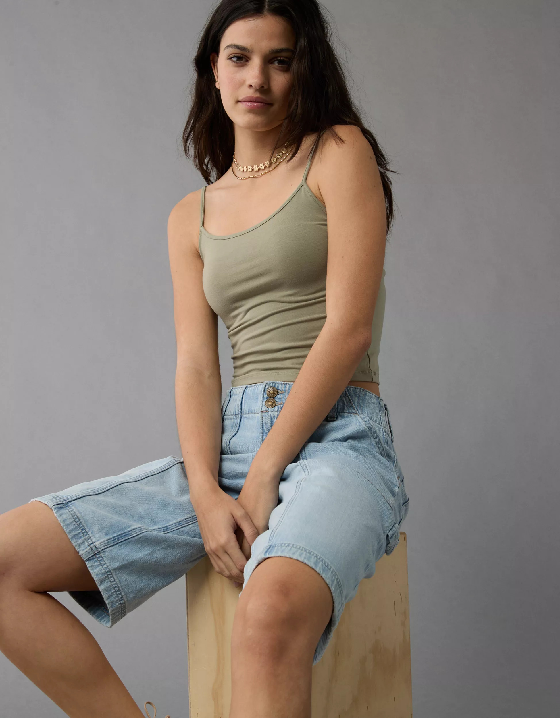 AE Cropped Tank Top | American Eagle Outfitters (US & CA)