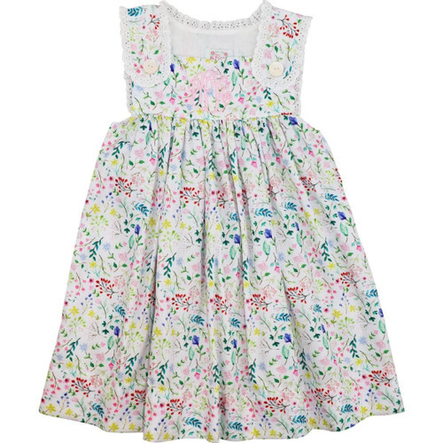 Floral Pique Eyelet Dress | Cecil and Lou