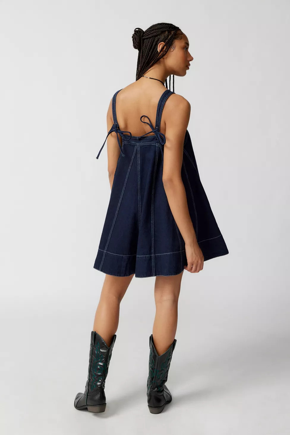 BDG Joelle Denim Shapeless Mini Dress | Urban Outfitters (US and RoW)