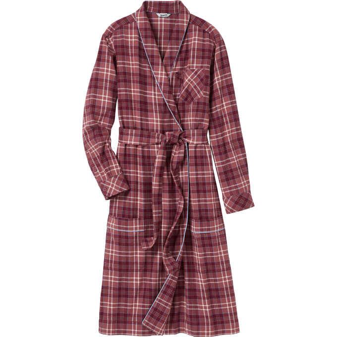 Women's Free Swingin' Flannel Robe | Duluth Trading Company