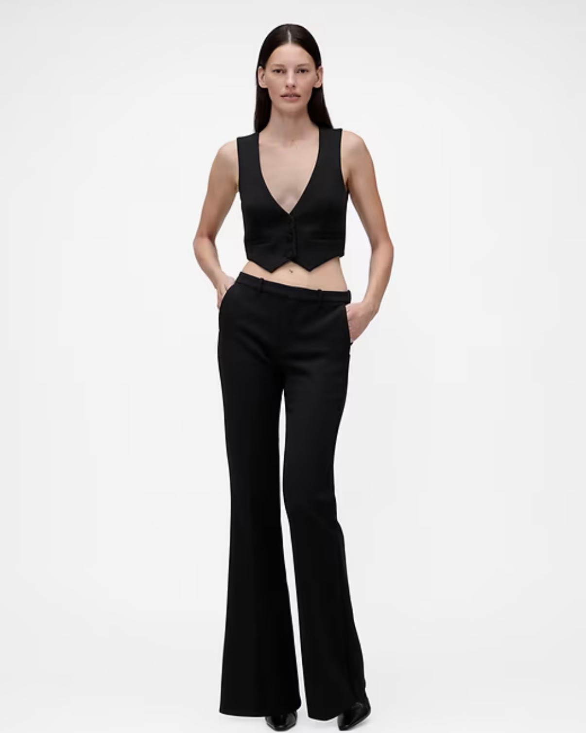 GapStudio Tuxedo Vest, shirt, top, sale, date night

#LTKSaleAlert