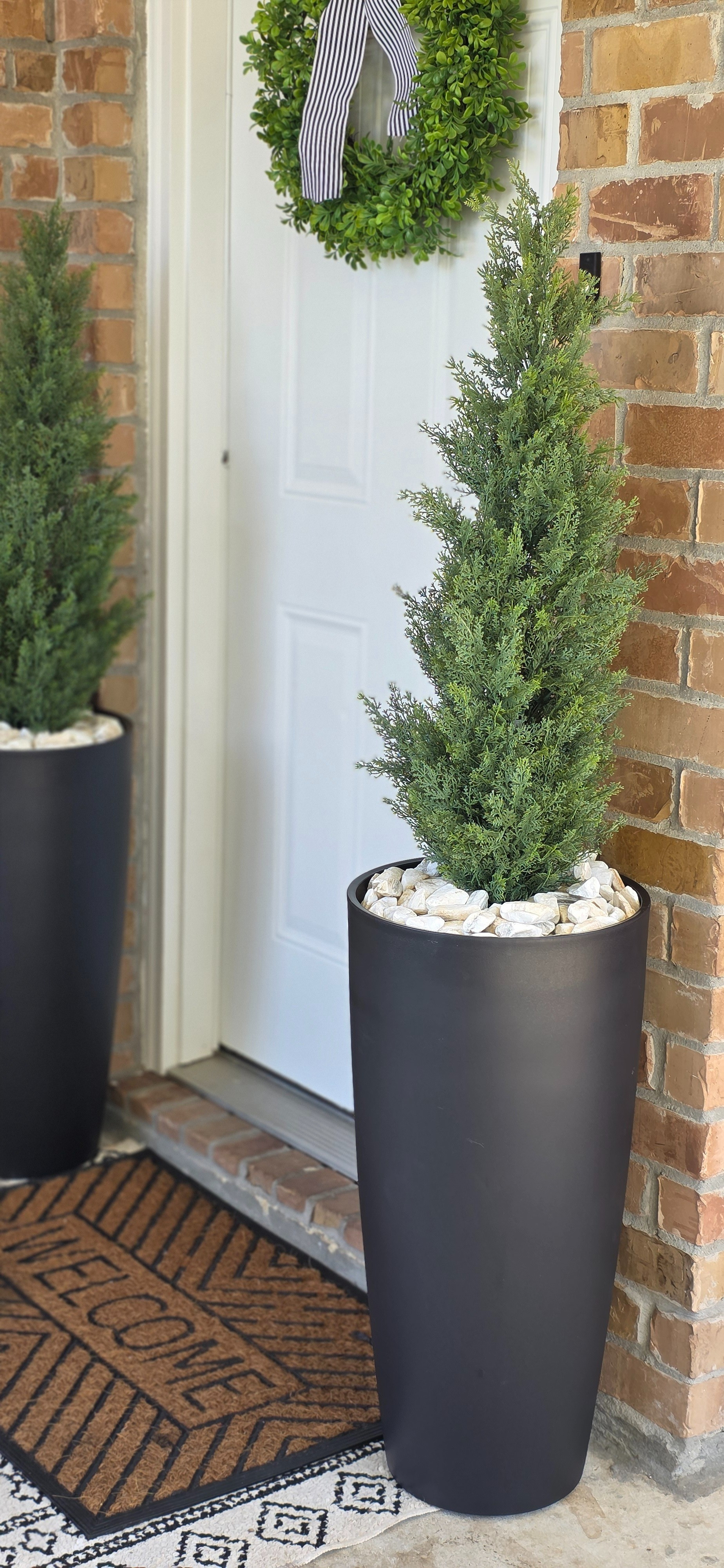 🌿✨ Modern Planters I’m Loving for My EntrywayThese Veradek planters instantly elevated the look of my front entrance! The sleek, modern design and durable material make them perfect for outdoor use all year round. I paired them with some realistic faux trees I found on Amazon to create a clean and timeless look 🌲🤍📦 You can use them season after season—and they look amazing with seasonal decor too!🛒 Tap to shop them from my LTK and save this post for outdoor decor inspo!

#LTKSeasonal #LTKHome #LTKU