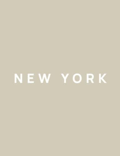 New York: decorative coffee table book, 8.5x11” 350 blank pages, for bookshelves, home decor, d... | Amazon (US)