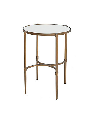 Martha Stewart Lia 18"W Oval Accent Table - Macy's | Macy's