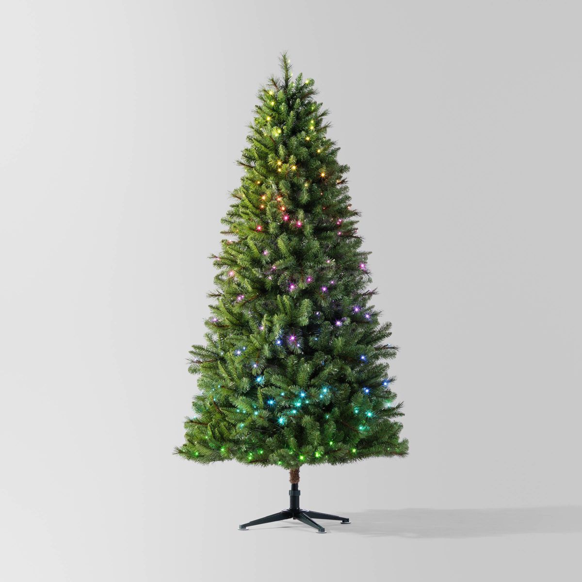 Twinkly 7' Pre-Lit LED Douglas Fir Artificial Christmas Tree AutoConnect Color Changing Lights | Target