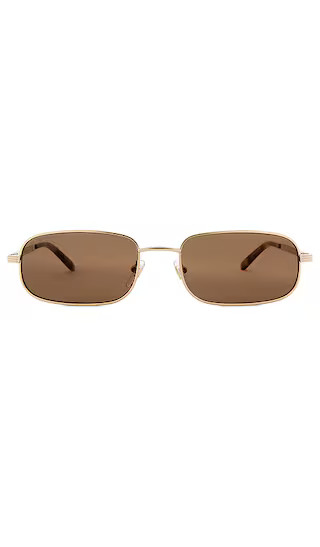 Metal Rectangular in Shiny Endura Gold | Revolve Clothing (Global)