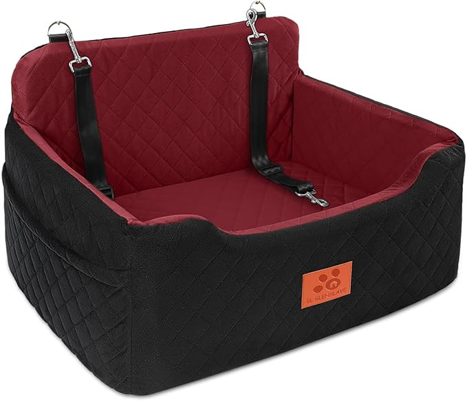 Dog Car Seat for Medium/Large Dogs, Dog Booster Seat for Pet Under 50lbs or 2 Small Dogs, Detacha... | Amazon (US)