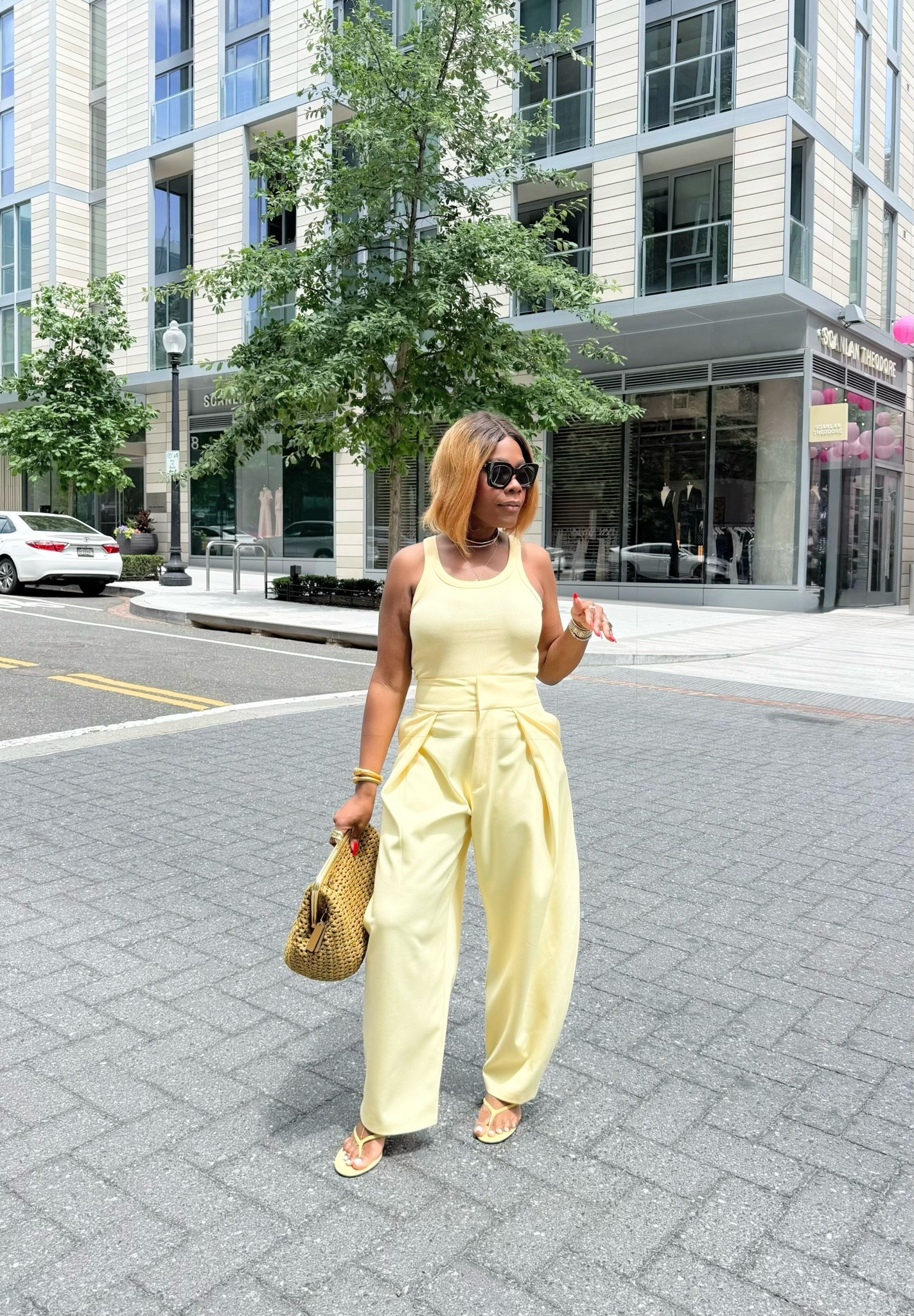 A monochrome summer fit 💛 butter yellow is till trending hard new  loving this yellow combo

#LTKSeasonal #LTKMidsize