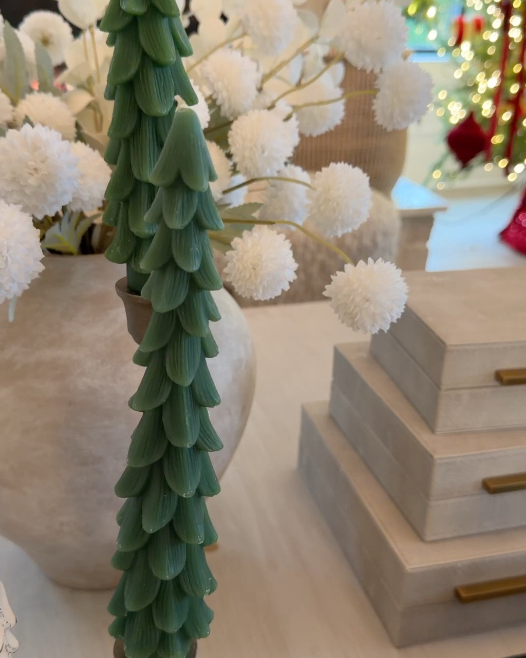 I’m obsessed with these whimsical tree taper candles — they add the perfect touch of forest-y magic to the coffee table without being over the top. Bonus: they’re from Amazon!

#LTKHoliday #LTKSeasonal #LTKHome