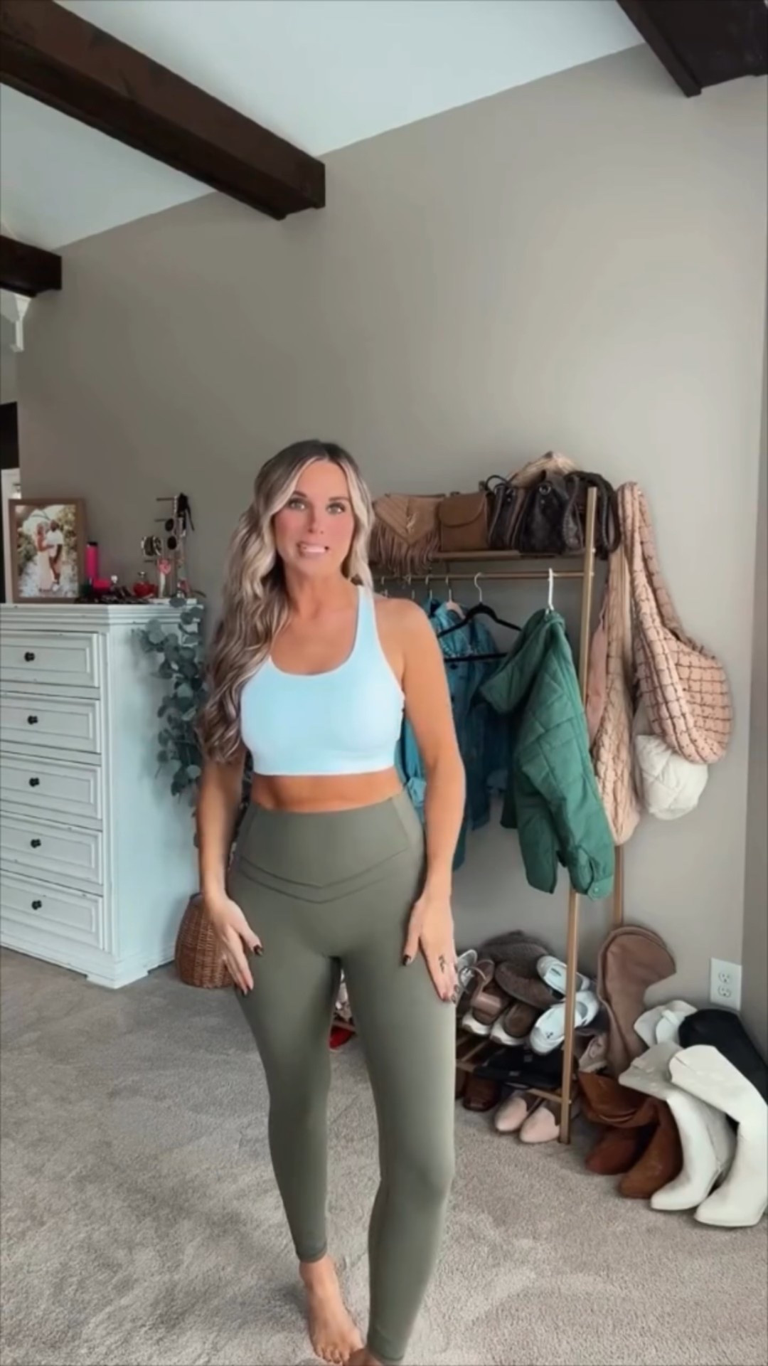 As a girlie who loves athletic wear but doesn't love the gym, I have to share these affordable athleisure looks that work for the gym or lounging around. They're so incredibly soft, and I love the no front seam leggings with the right amount of compression to hold you in. 
I'm 5'6 wearing size S in all of the leggings and M in the sports bras (34C)!   

 #LTKActive #LTKFindsUnder50 #LTKStyleTip