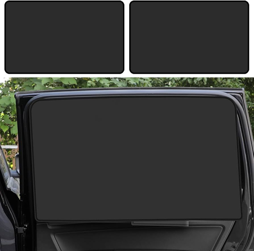 2 PCS Car Side Window Sun Shades, Back Seat Window Sunshades Privacy Curtains, 100% Block Light f... | Amazon (US)