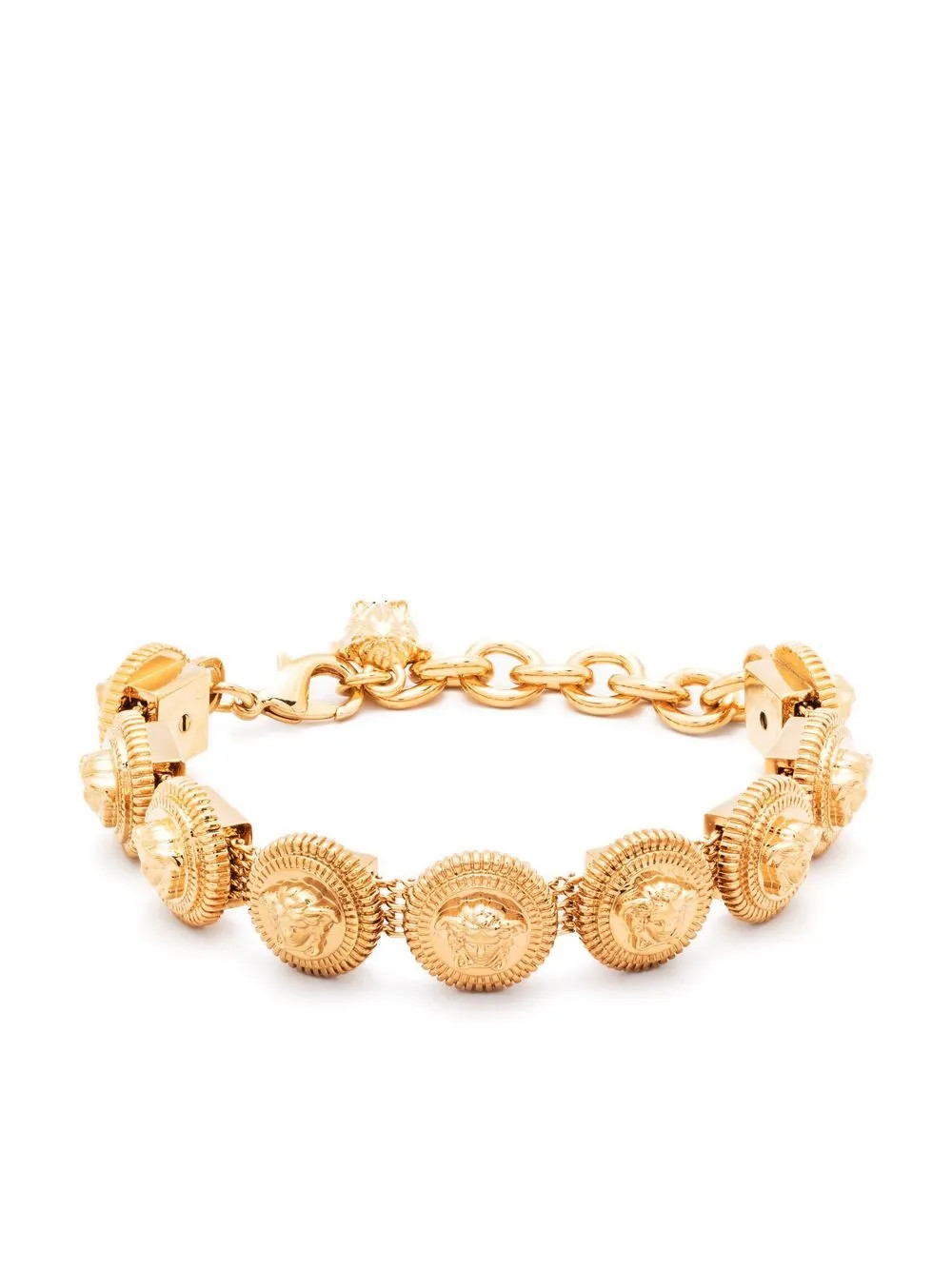 Medusa-plaque coin bracelet | Farfetch Global