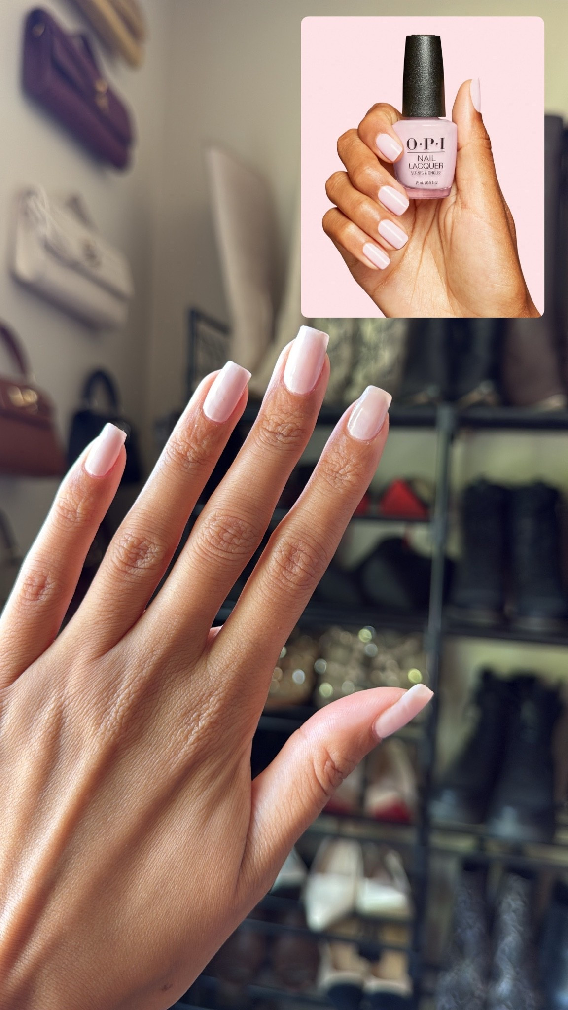 Boston prep starts with a fresh mani-pedi. I’m going with OPI’m a Bubble Bunny, a soft milky pink inspired by a combination of two OPI classics: Funny Bunny and Bubble Bath. Clean, polished, and easy to wear with every outfit I packed.

#BostonPrep #OPINails #MilkyPinkNails #TravelBeauty #ManiPedi